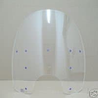 Memphis Shades 15" Replacement Windshield Solar Harley Davidson Fatboy