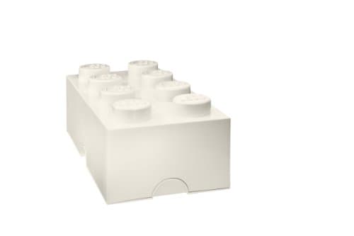 ArtraLego Lego Brick 8 White Storage Boxes