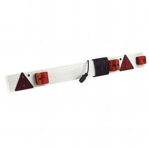 4ft 6" Trailer Lighting Board With 6 Metres Cable + 7 Pin Plug (Inc Fog)