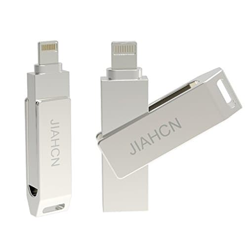 JIAHCN Apple iPhone USB Flash Drive 128GB 2 in 1 Memory Stick Storage Device Hard Disk for Apple iPhone and iPad Connector Computer Mac Laptop PC
