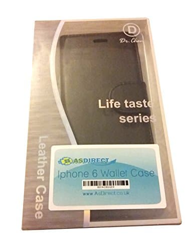 WORLD QUALITY IPhone 6 / 6s Wallet Leather Case Premium Wallet Card PU Leather Cell Phone Cases with Foldable Holder Stand Feature Suitable for iPhone: 5S, 4S, 4G, 5G, Samsung: Galaxy