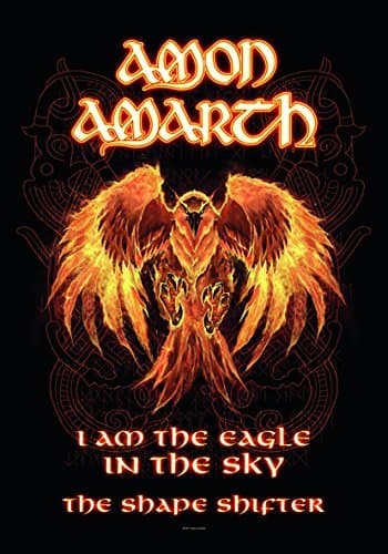 Amon Amarth Burning Eagle Fabric Poster by Amon Amarth