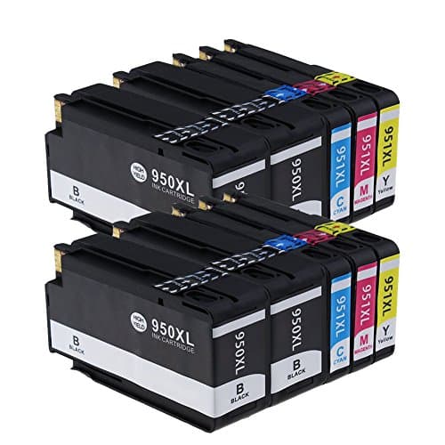 DOREE 10 Pack High Yield Replacement For HP 950XL 951XL Ink Cartridges Compatible with HP Office jet Pro 8600 8100e 8610 8620 8630 8640 8860 8100 8660 8625 8615 251dw 276dw 271dw Printer