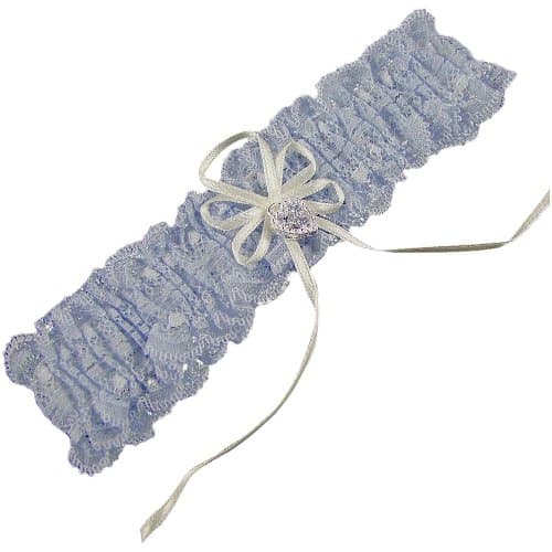 Giselle Wedding Garter in Blue (e32086gi)