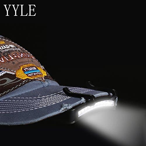 Super Bright 11 LED Cap Light Headlight HeadLamp Head Flashlight Head Cap Hat Light Clip on Light Fishing Head Lamp