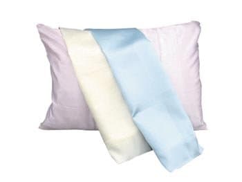 White King Size Satin Pillow Cover - Pillow Case