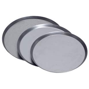 Thin Crust Black Iron Pizza Pans (7"-16") (16" x 0.75")