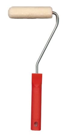 Frame for 4inch or 6inch Radiator Rollers. 25cm Long. Red Handle