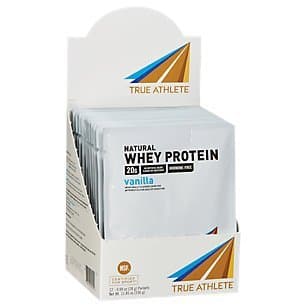 True Athlete Natural Whey Protein - Vanilla 12 Packets