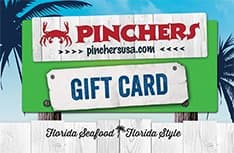 Pinchers Crab Shack Gift Card ($25)