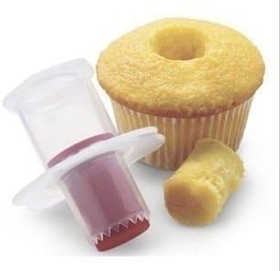 Kitchen Cupcake Corer Muffin Cake Corer Plunger Cutter Pastry Decorating Divider Model