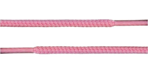 Round Shoelaces 3/16" Thick Solid Colors for All Shoe Types Several Lengths (Pink-54)