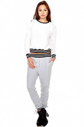 Milkway Quilted Banded Top (m, white)