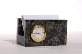 Lex Lighting MC341 Zebra Marble Vase, Black