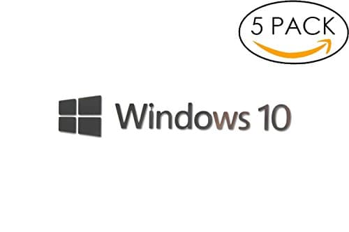 5x Original Microsoft Windows 10 Lateral Metallic Sticker 60mm x 11mm with Authentic Hologram