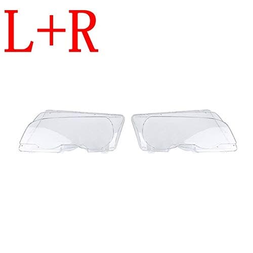 Left Side/Right Side Headlight Clear Lens Cover For BMW E46 Cabridet 2-Door 1999-2002 for BMW E46 Coupe 2-Door 1999-2002 (L and R)