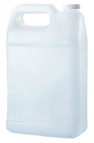 Verdana Plastic Jug - 1 Gallon - Rectangular Flat - HDPE Material - Natural (Translucent) Color - with Level Marking - Compact 3.9 inch thickness by Organic Verdana