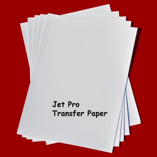 10 Sheets Transfer Paper Jet Pro for Dark Colors