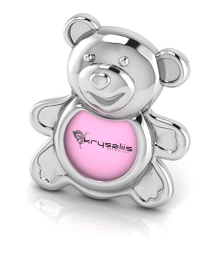 Krysaliis Sterling Silver Teddy Frame - Pink Stand