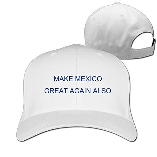 MAKE MEXICO GREAT AGAIN ALSO Unisex Flat-along Unisex Strapback Hat Adjustable Style Cap