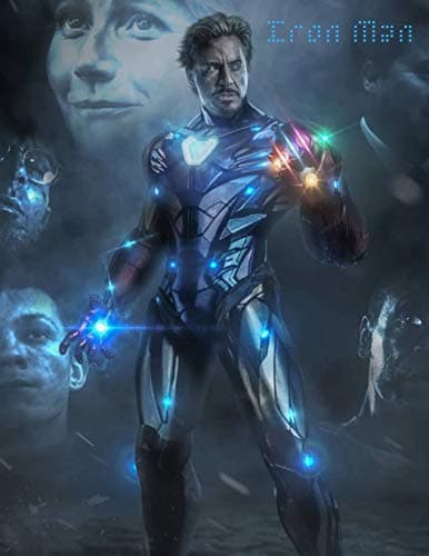 Iron Man Action Figure: Blank Lined Superhero Gift Journal - Diary for Marvel Comics & Adventure Fans