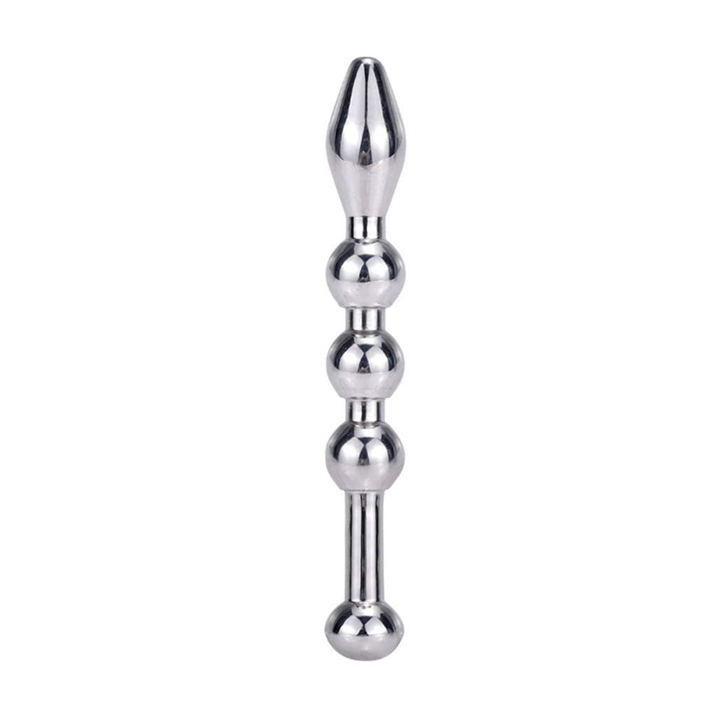 Xingfang Metal Urinary Tract Blockage, (Pulling Beads, Round Head) Urethral Dilatation Stimulating Stick Male Toys, Adult Products(M,Color A)