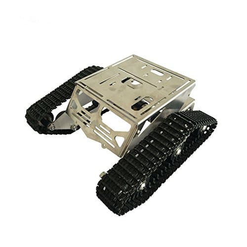 RobotHouse DIY Smart Robot Tank Car Chassis for Arduino DIY Peripheral Platform Stainless Steel