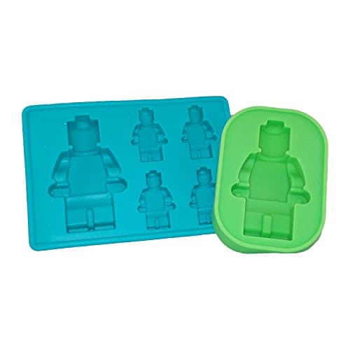 Multi Sized Lego Silicone Minifigure Gummy Candy, Cake Baking, Jello Mold &amp; Ice Cube Trays