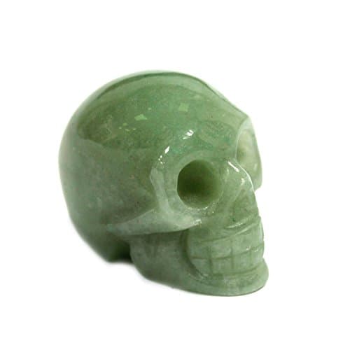 Jade Gemstone Skull