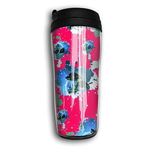 Bonsai Tree Icon Galaxy Home ABS Plastic Cup Printed Curve Insulated Cup