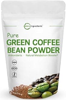 Micro Ingredients Premium Pure Green Coffee Bean Powder, 4 oz