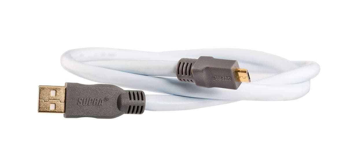 Supra Cables USB 2.0 A Micro Cable 3 m