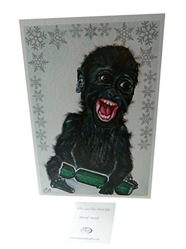 Animal Inspired Greeting Cards (Cracking Gorilla)