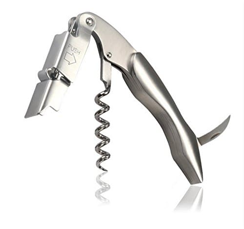 Prestigious Stainless Steel Handle Double Support Waiter’s Corkscrew