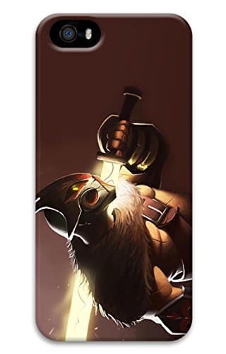 iPhone 5S Case, iPhone 5S Cases - Ultra Thin Fit Hard Case for iPhone 5/5s Juggernaut Dota 4 Scratch-Resistant 3D Print Back Bumper Case for iPhone 5/5S