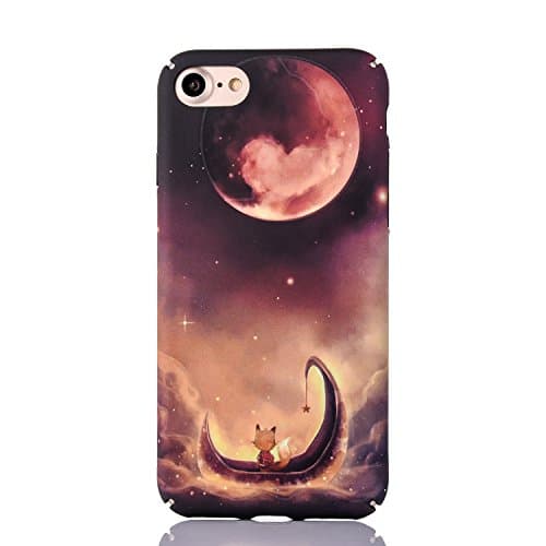 iPhone 8 Case, iPhone 7 Case, Amesica Lucky Starry Sky Planet Series Full Body Protection Scratch Resist Slim Fit Hard PC Cover for Apple iPhone 8 / iPhone 7 - (4.7 inch)