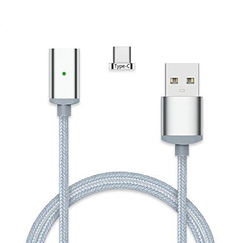Magnetic Type C Micro USB-C Charging Cable Lighting Charger Cable for Samsung Galaxy-S8 S8+ Note 8-Plus