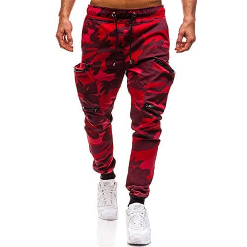 TW22 Men Joggers Camo Harem Pants