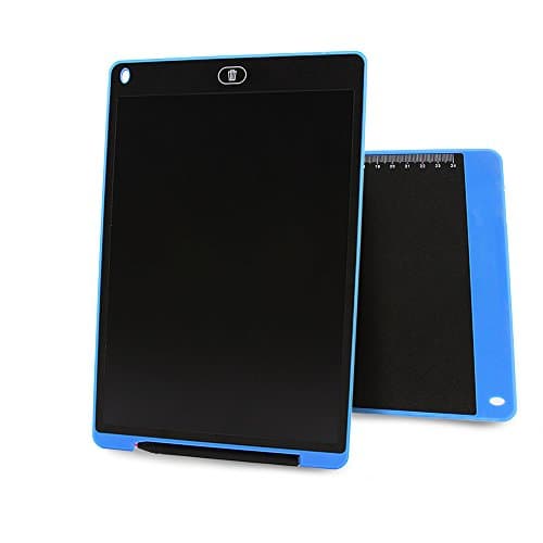 Graphic Tablet 12' Electronic Writing Tablet,Handwriting Pad,Drawing Board,Doodle Scribble Pad for Kids,Office Writing Drawing with Stylus (12'', Blue)