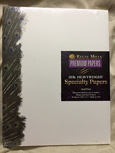 Peacock Designed Heavyweight Printer Paper
