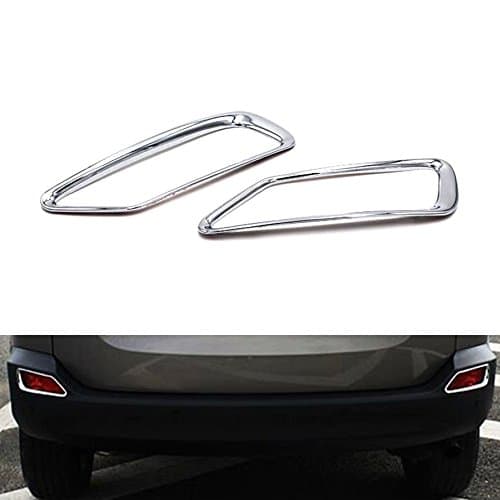 Duspper - Fog Light Frame Covers Trim 2Pcs Chrome ABS Car Rear Tail Light Styling Fit For Toyota RAV4 2013 2014 2015