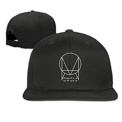 MFUJ OWSLA Logo Flat Along Baseball Hat Black