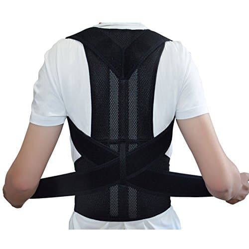 ZSZBACE Back Support Back Brace Support for Back Neck Shoulder Upper Back Pain Relief Perfect Posture Corrector Strap for Cervical Spine (XL)