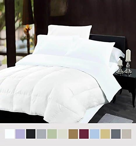 iCOVER BEDDING PLATINUM 1800 COLLECTION BRUSHED MICROFIBER BEDDING SET, Wrinkle and Fade resistant, 4Piece Bed Sheet Set (Full, White) 1 Flat Sheet + 1 Deep Pocket Fitted Sheet + 2Pillow Cases