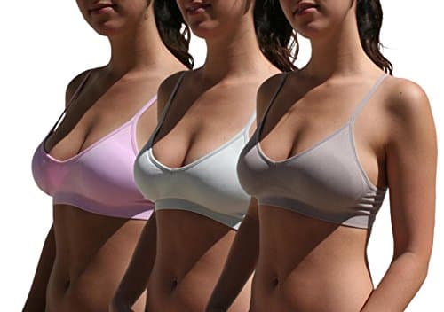 Blue 55 Women's Sexy Everyday Basic Deep V-Neck Padded Bralette