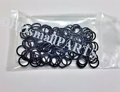 100 Replacement/Compatible (BLACK) VITON O-rings for H-D #11105 Oil, Trans, Primary Drain Plugs HDS-11105-V-100