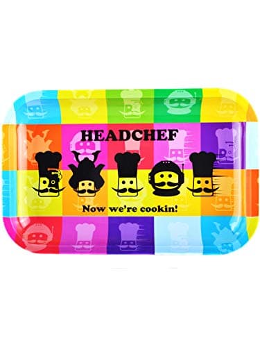 Headchef Small Metal Rolling Tray Length: 175mm Width: 275mm Depth: 22mm