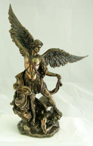 St. Michael Cold-cast Bronze 10" Statue