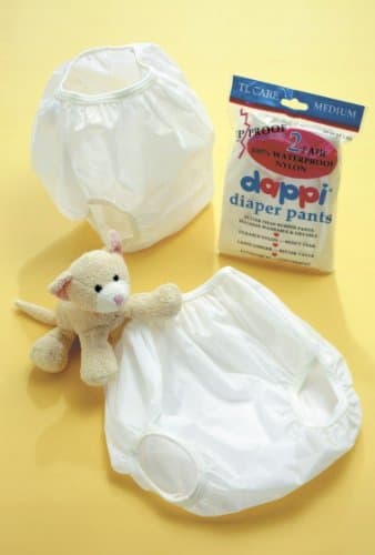 Dappi Cloth Diapers - Nylon - White - Small - 2 pk