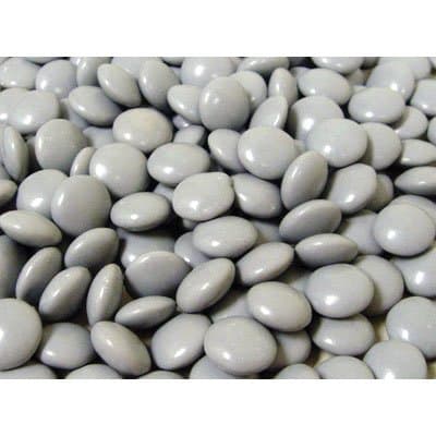 Milk Chocolate Gray Gems: 5LB Case